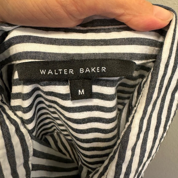 2 FOR $20 Walter Baker Becca Tunic Shirt Floral Embroidered 100% Cotton Top M - Picture 5 of 9